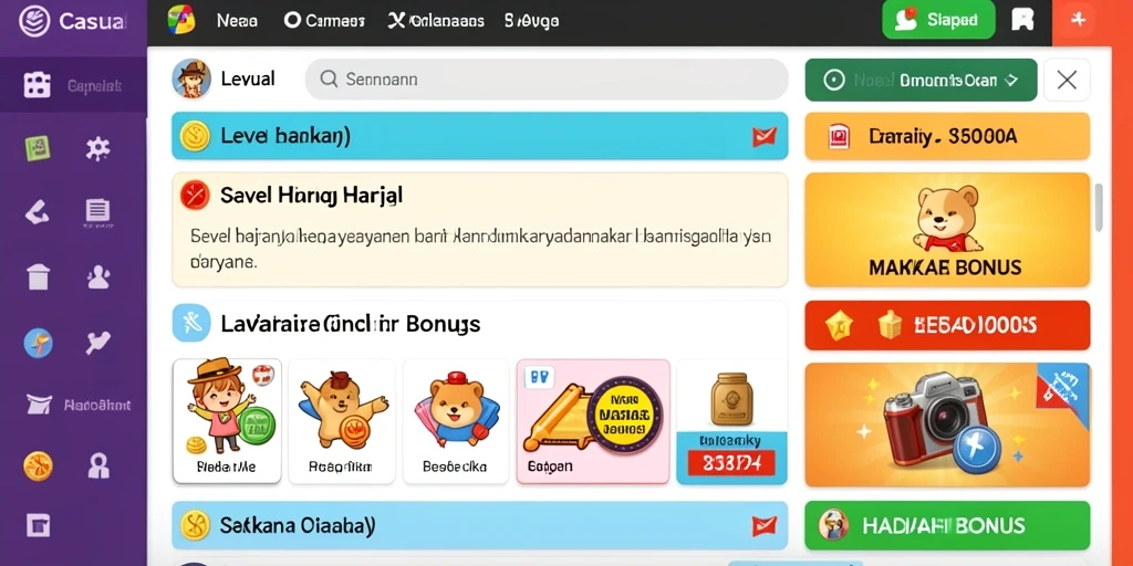 Tampilan antarmuka yang intuitif dan menarik.