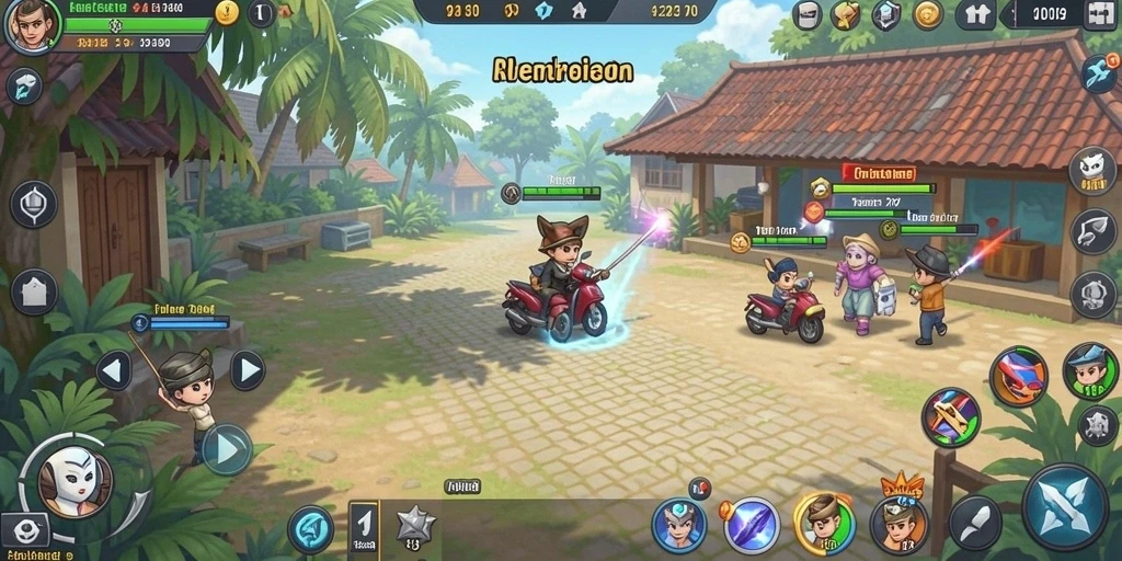 Tampilan permainan slot yang menarik dan berwarna-warni.