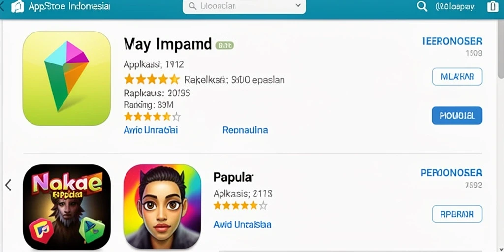 Tampilan awal yang menarik dan penuh warna.